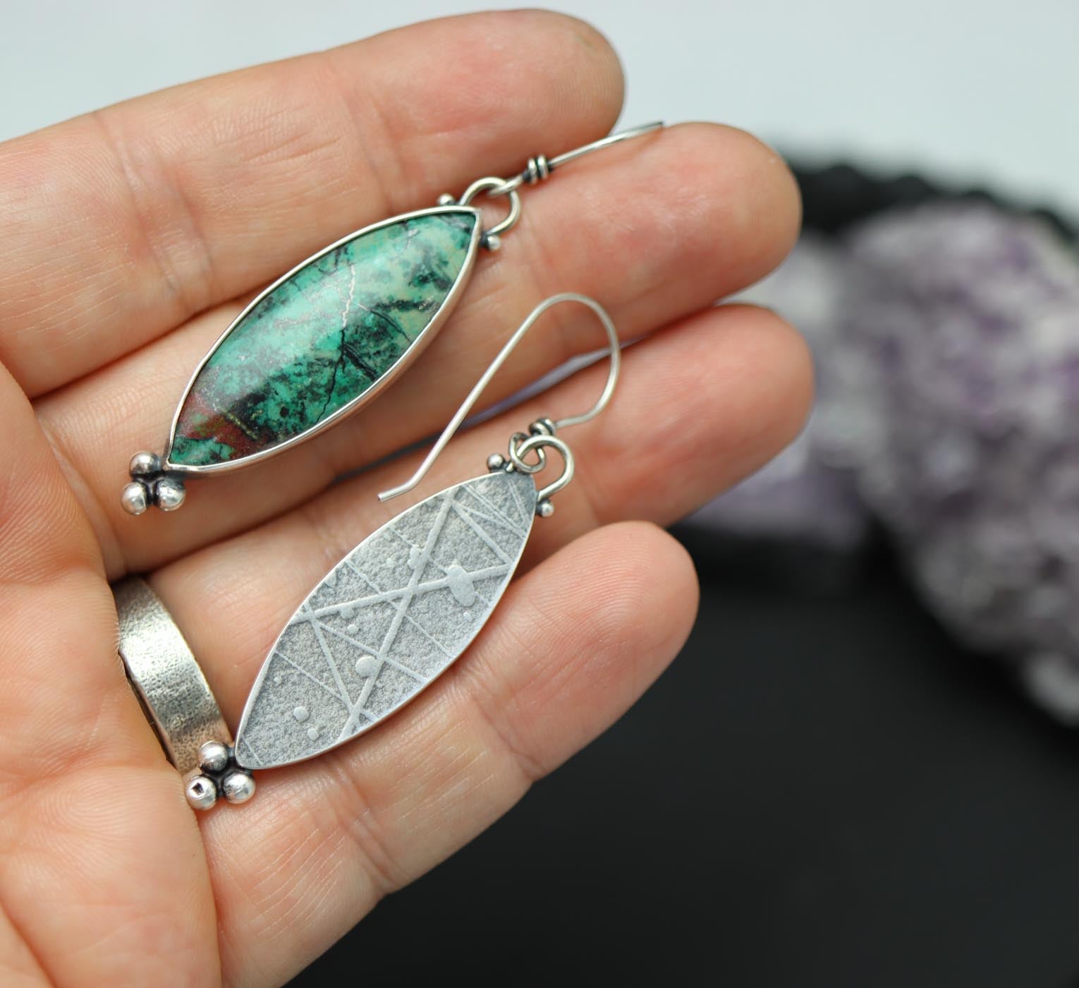 Sonoran Sunrise Dangle Earrings Sterling Silver