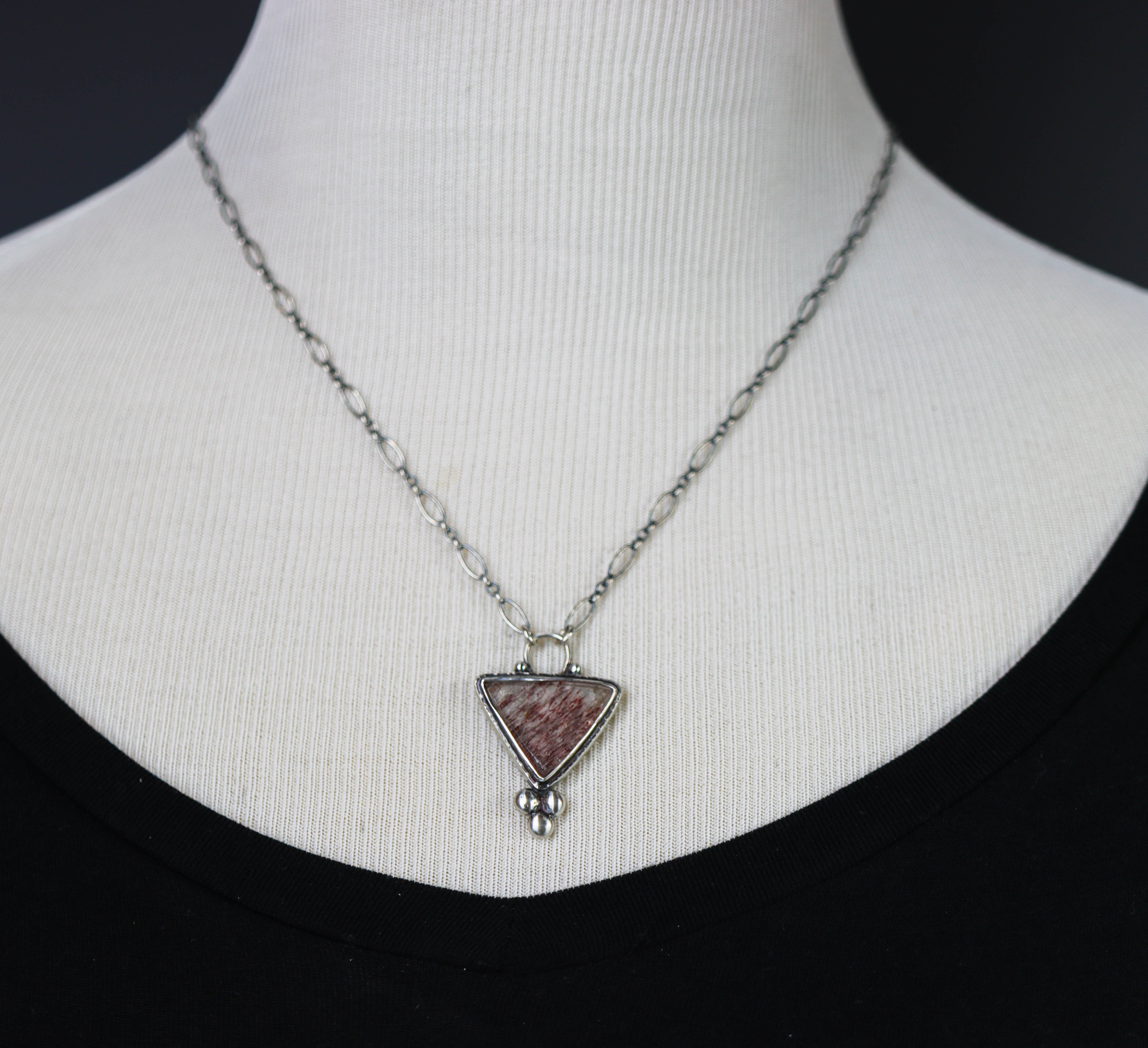 Super Seven or Melody Stone Pendant Sterling Silver Gemstone Necklace