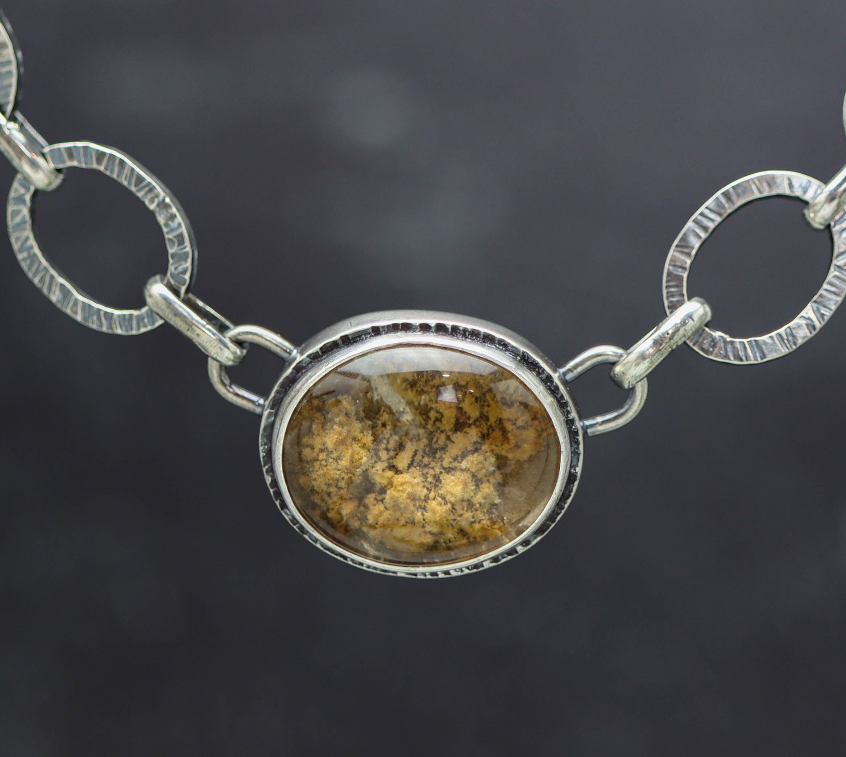 Garden Quartz Necklace Sterling Silver