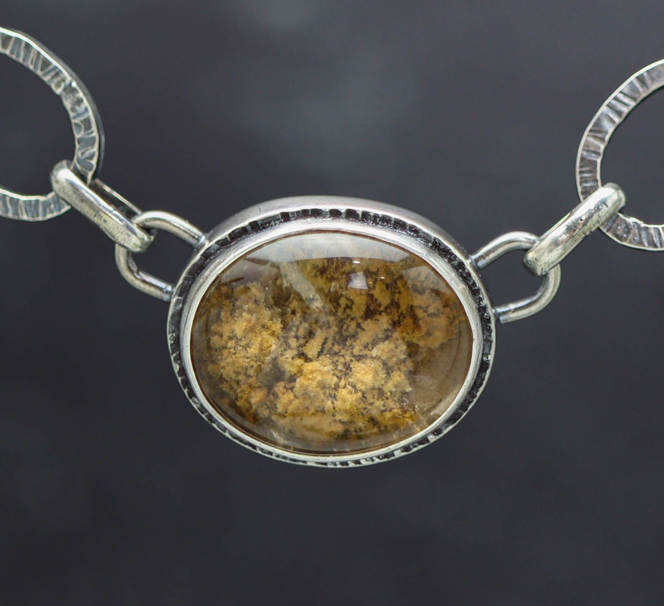 Garden Quartz Necklace Sterling Silver