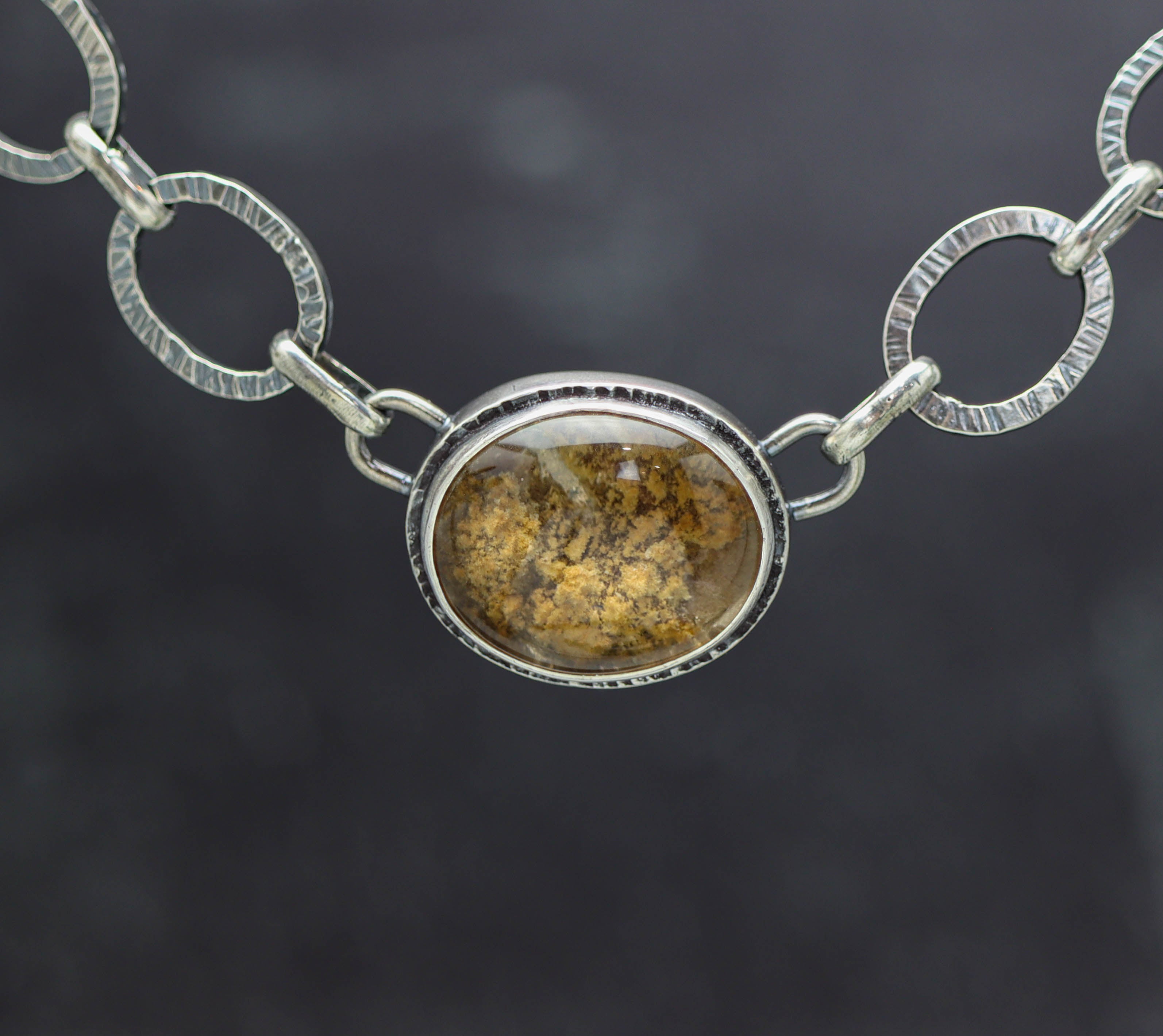 Garden Quartz Necklace Sterling Silver