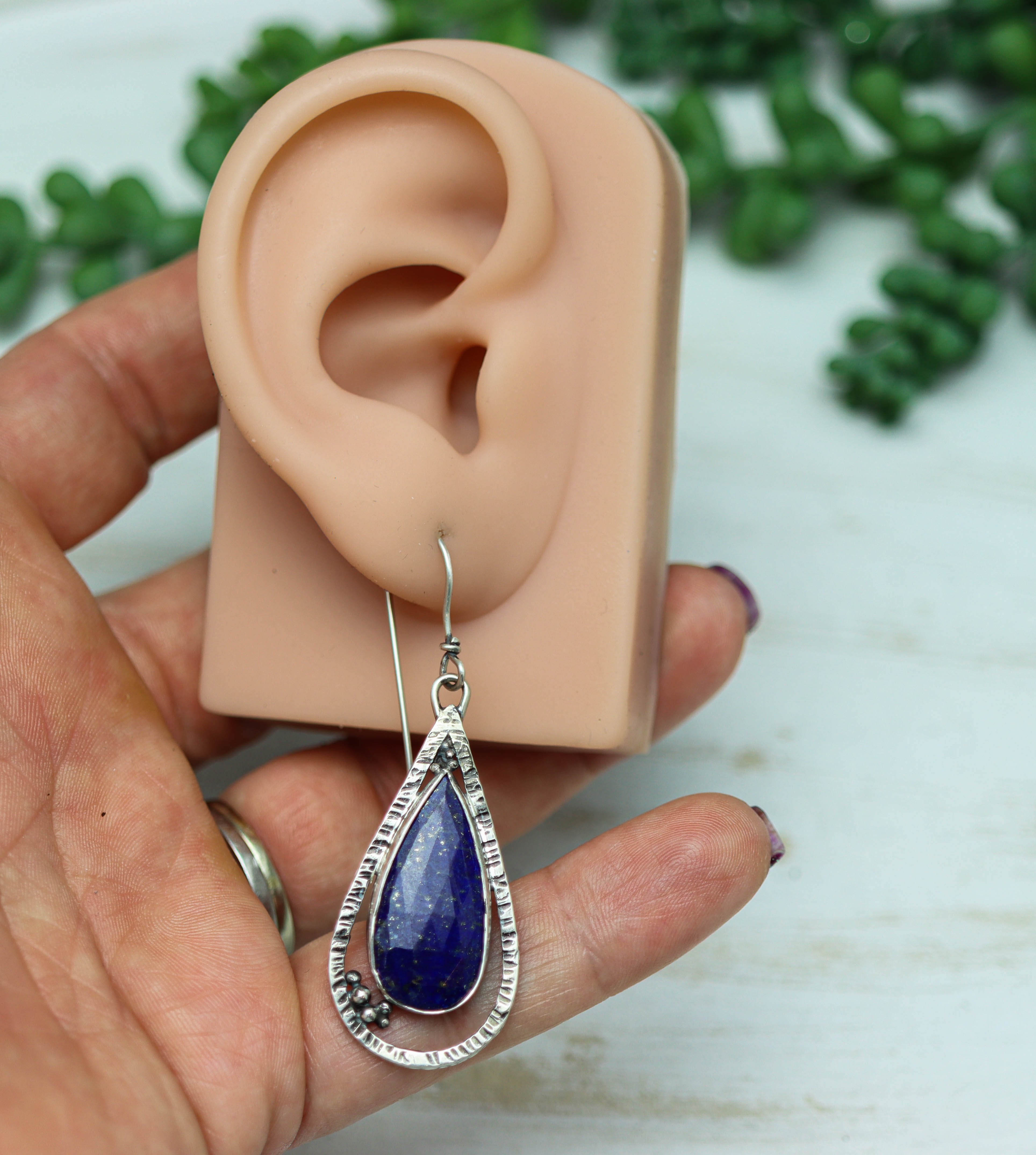 Lapis Lazuli Sterling Silver Earrings