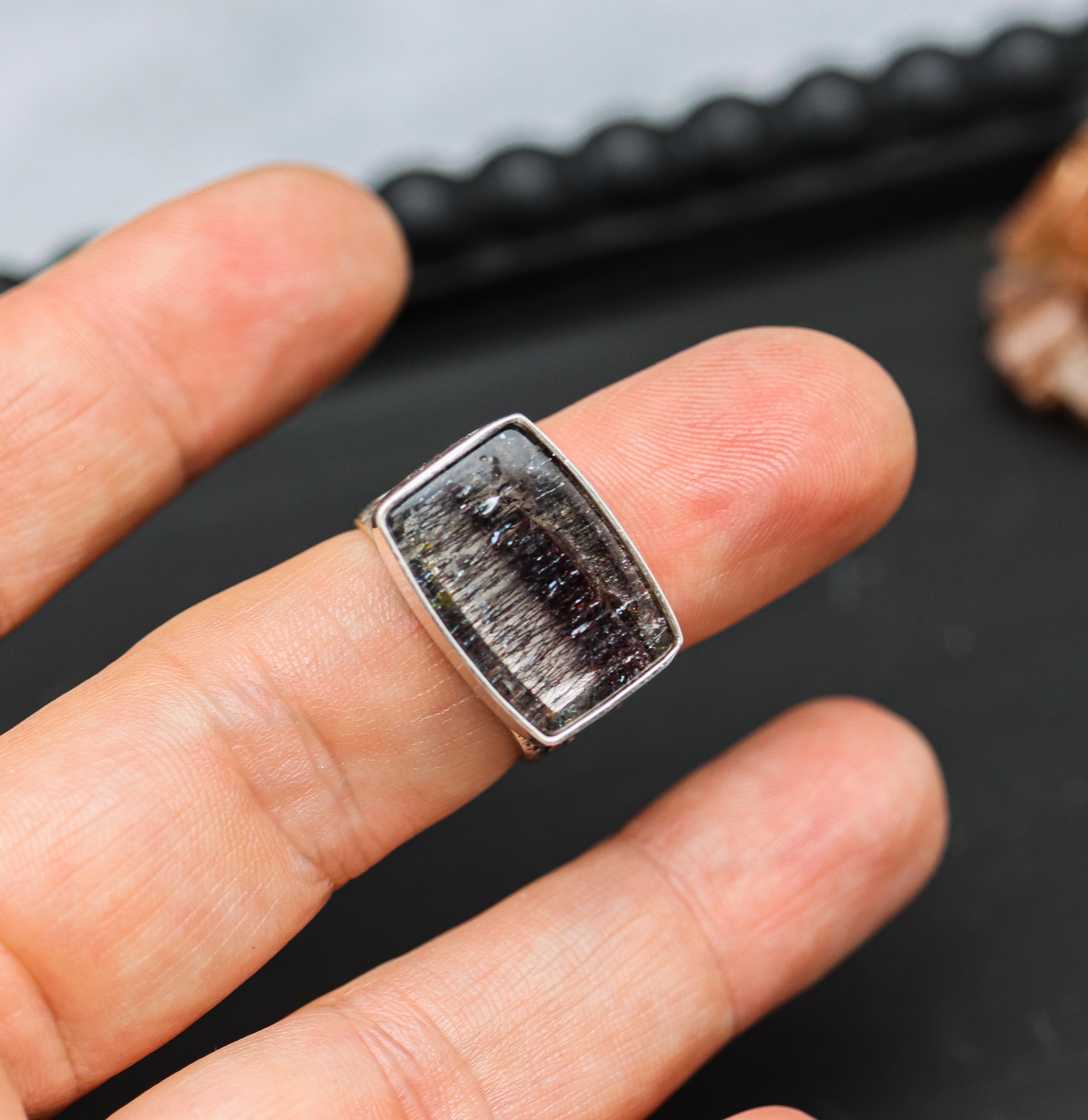 Super 7 or Melody Stone Sterling Silver Made to Finish Ring