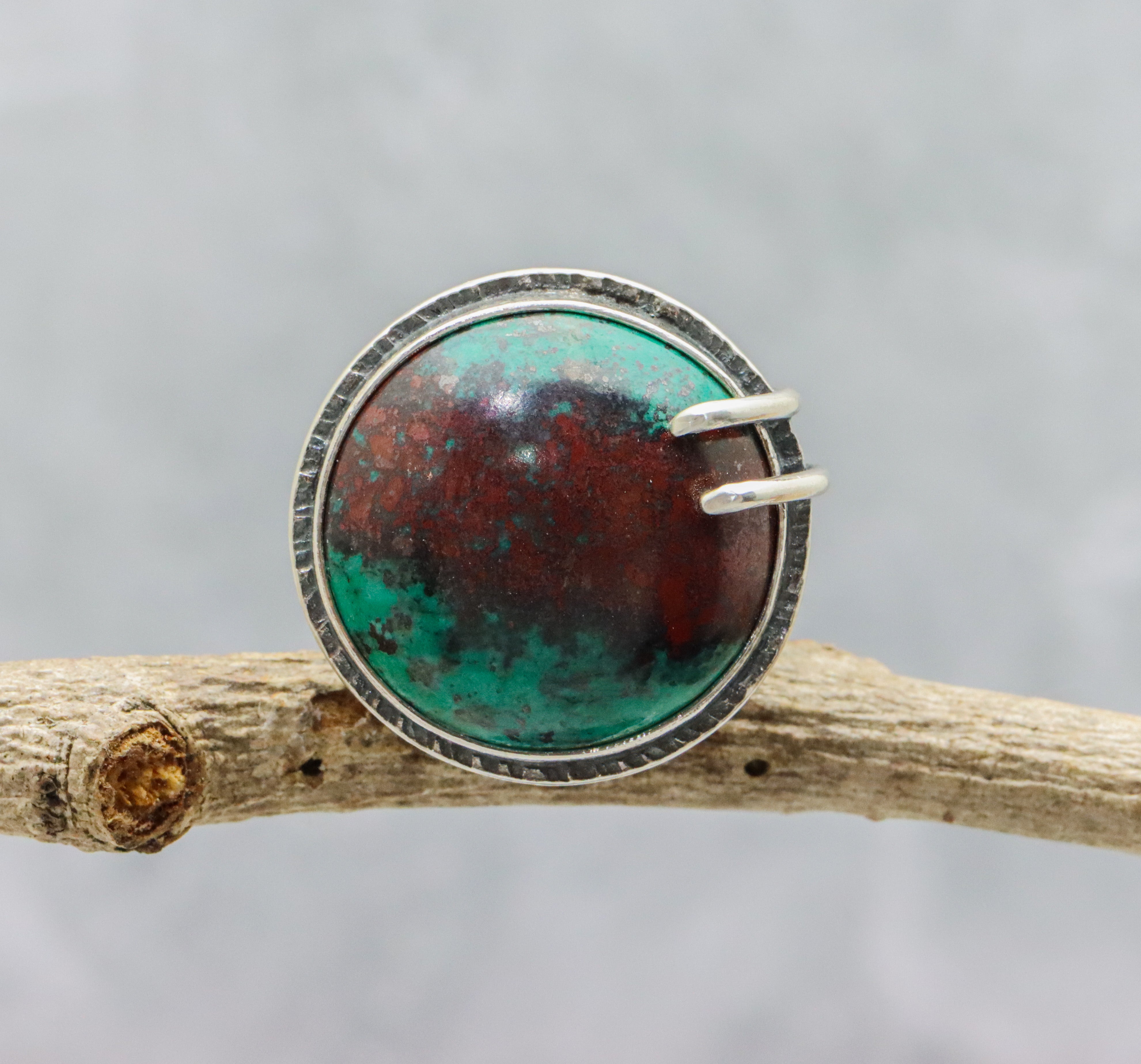 Sonoran Sunrise Sterling Silver Wide Band Ring