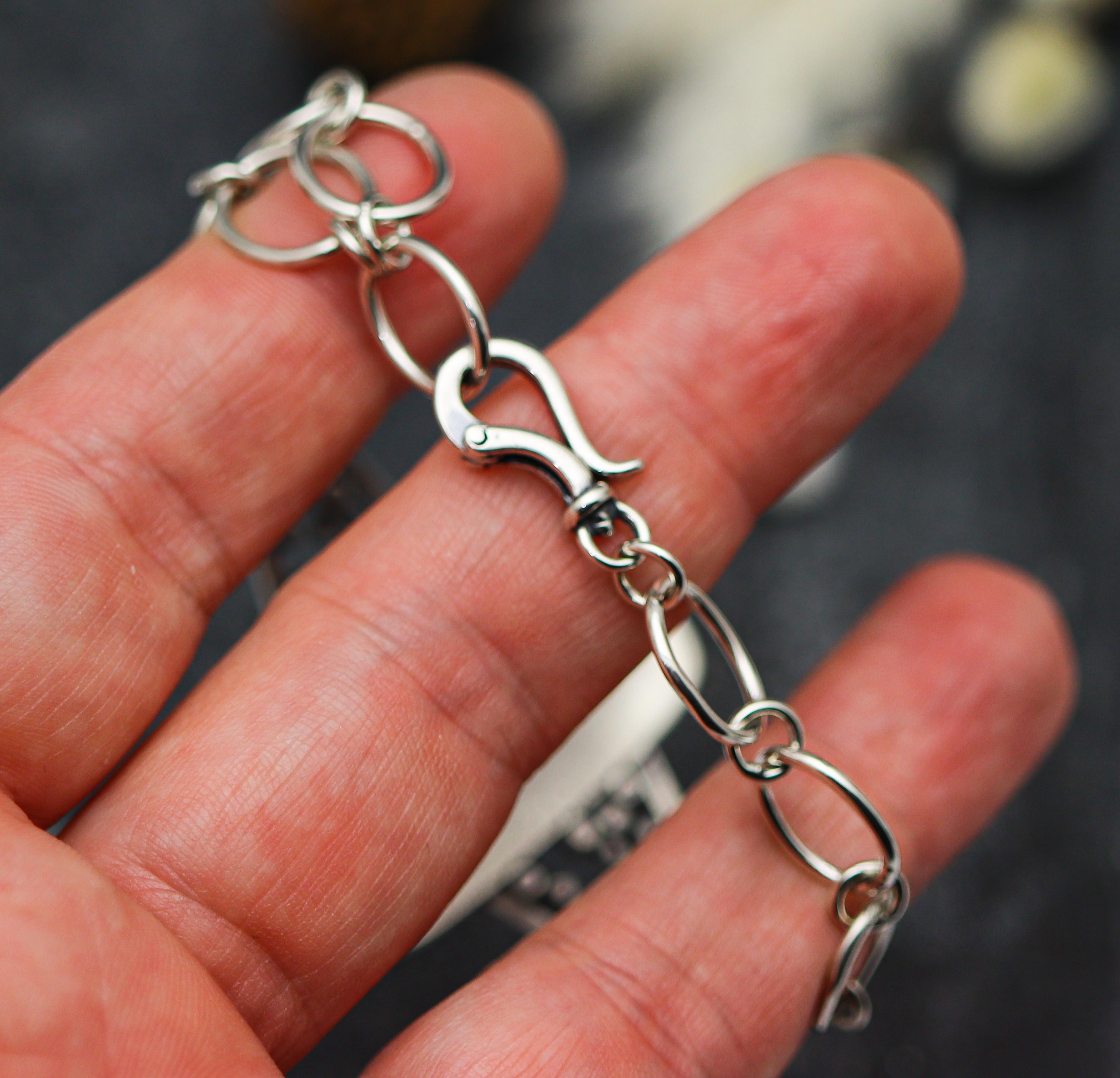 Laguna Agate Hybrid Cuff Bracelet Sterling Silver One of a Kind