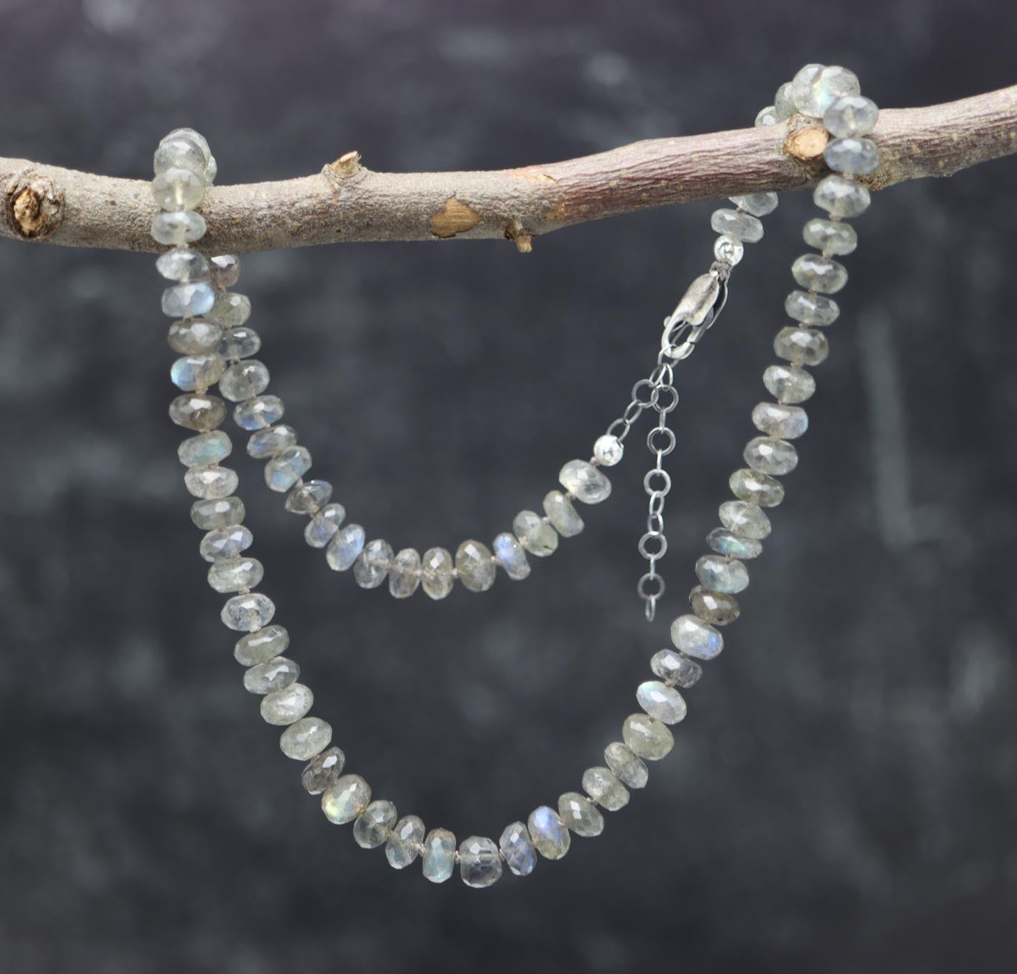 Gemstone on sale strand necklace