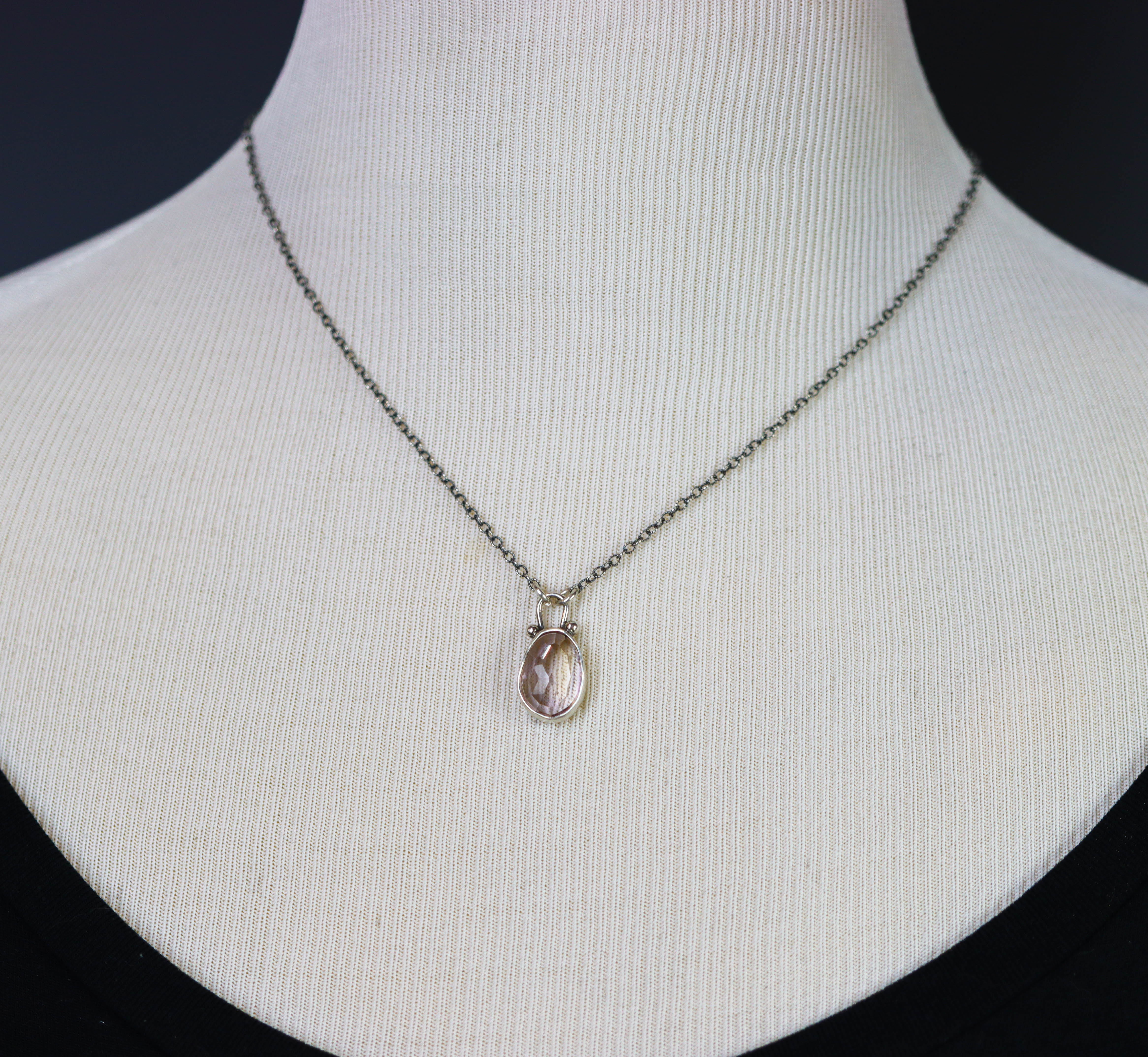 Ametrine Petite Pendant Necklace in Sterling Silver