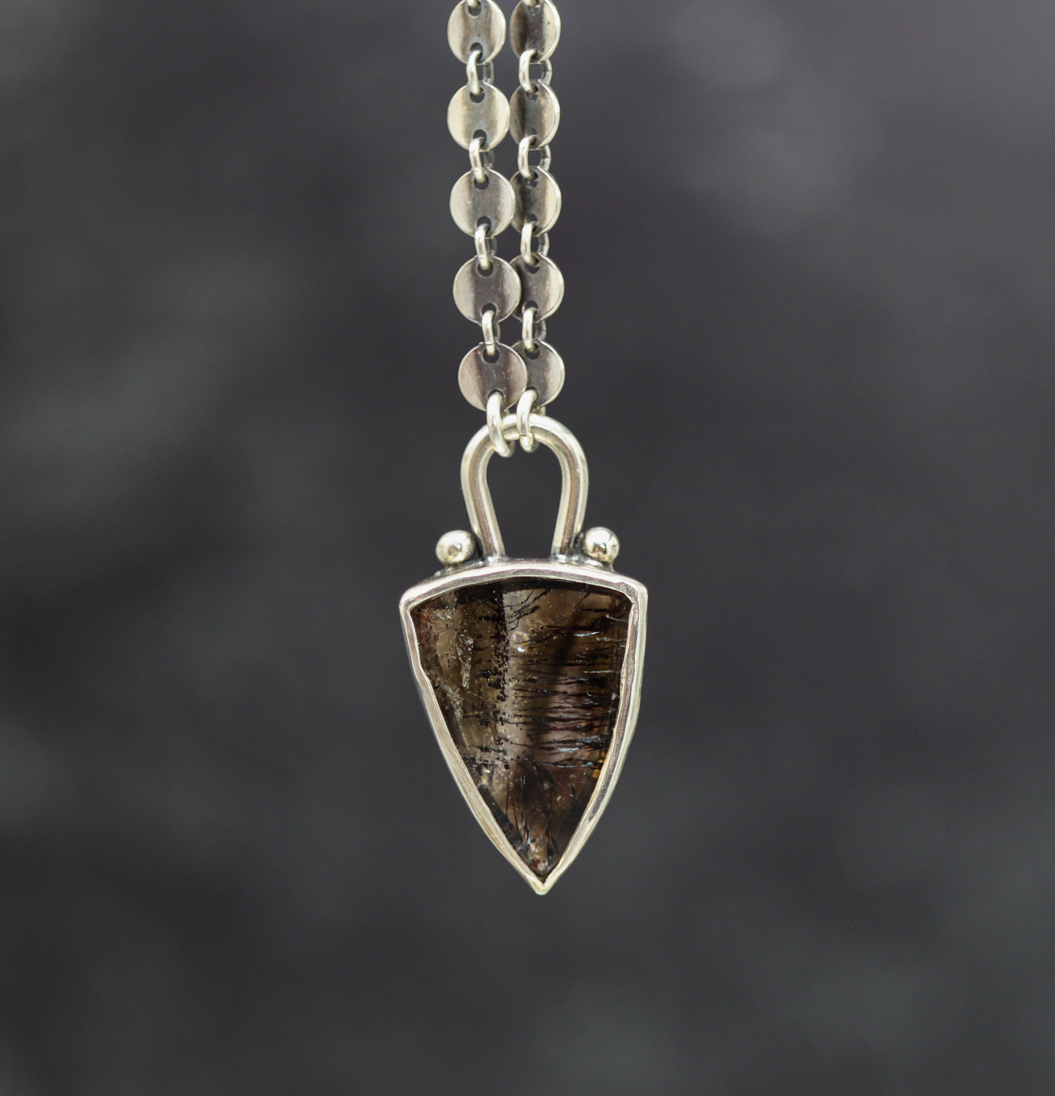 Super Seven or Melody Stone Pendant Sterling Silver One Of a Kind Gemstone Necklace