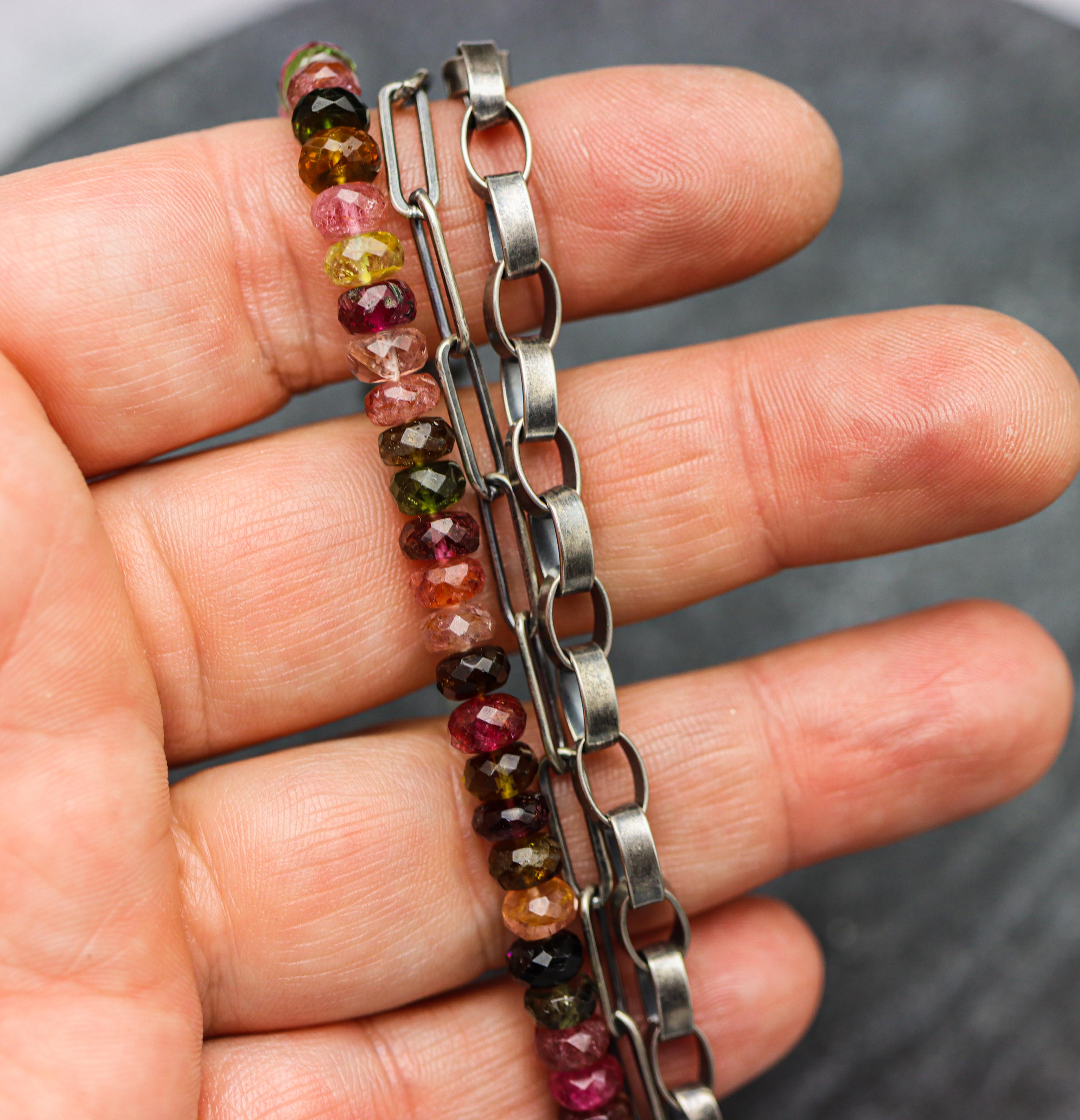 Multi Tourmaline Bracelet popular