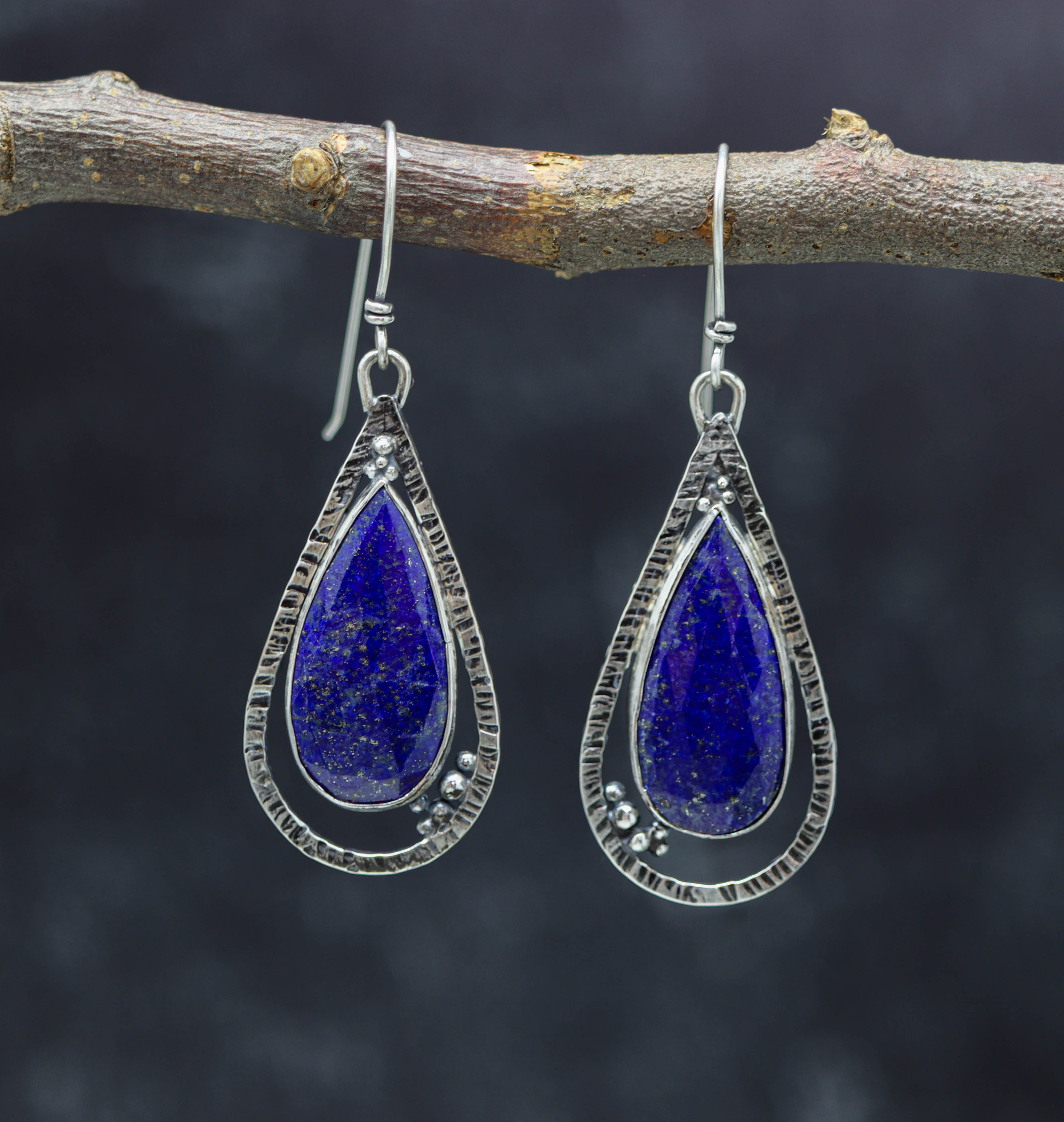 Lapis Lazuli Sterling Silver Earrings