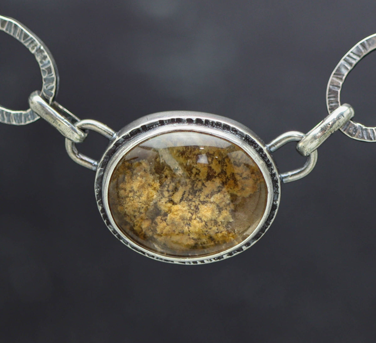 Garden Quartz Necklace Sterling Silver