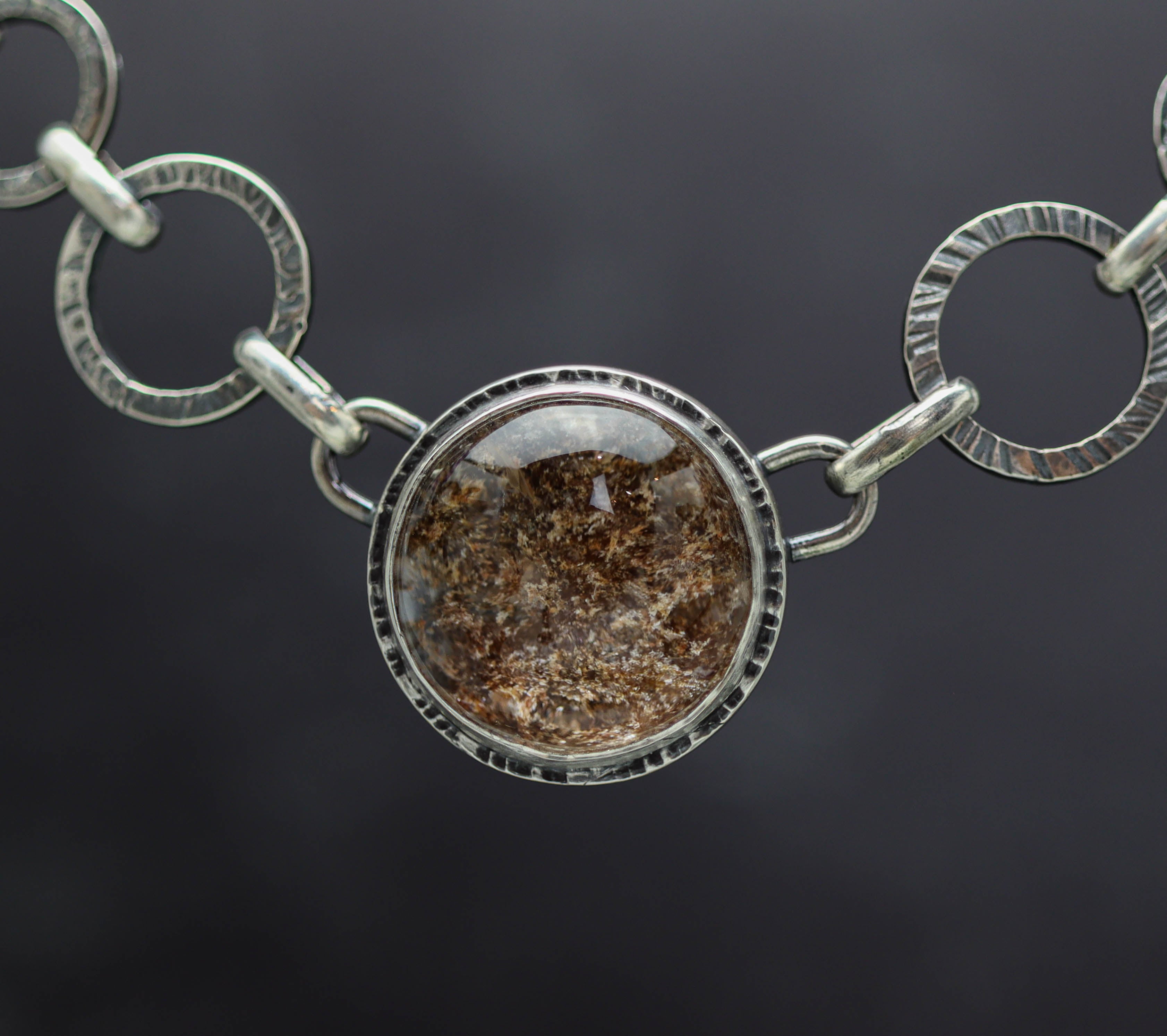 Garden Quartz Necklace Sterling Silver