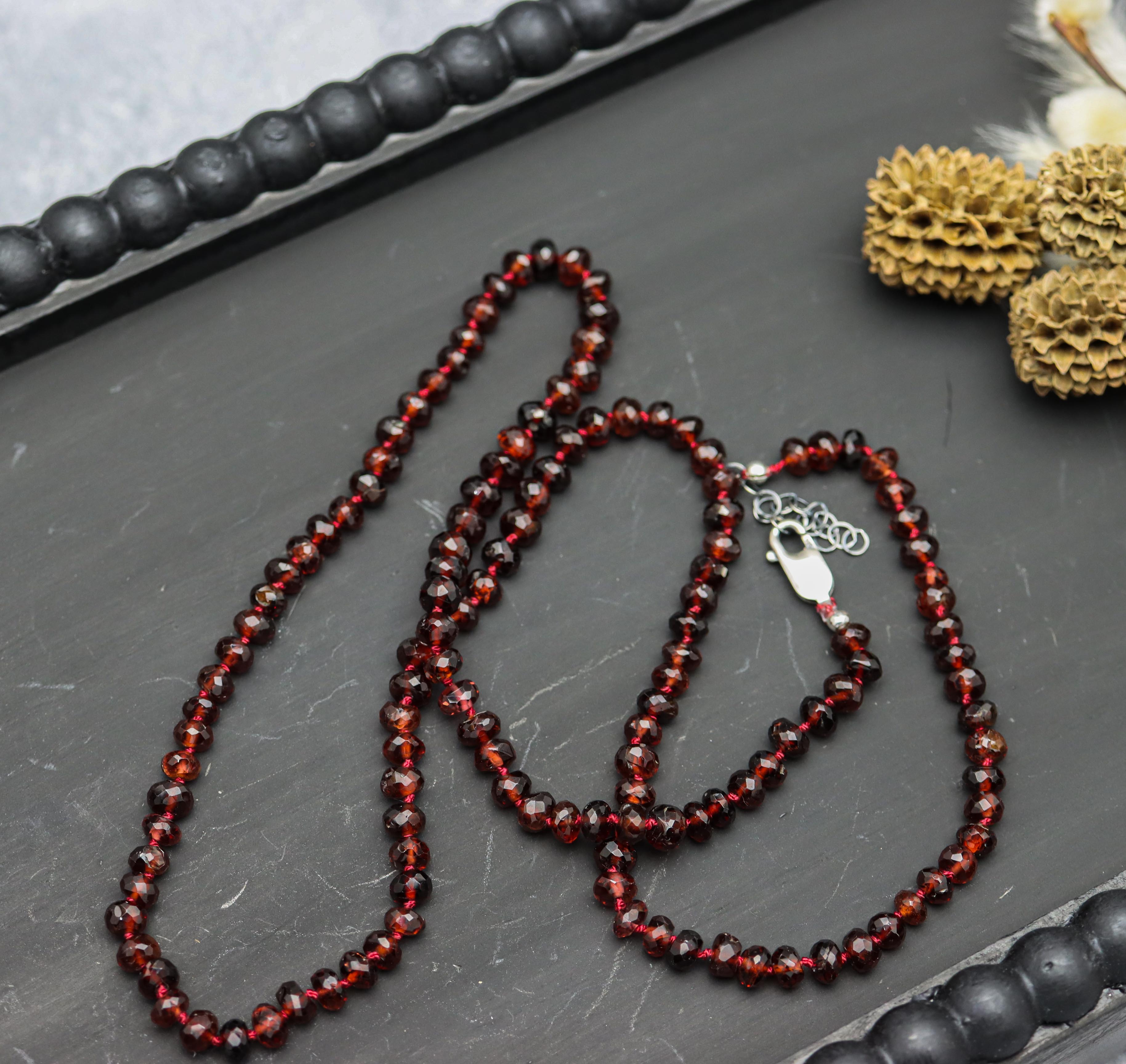 Ruby Red color wonderful Classy Beads Necklace Set | Ritz Fashion Trendz